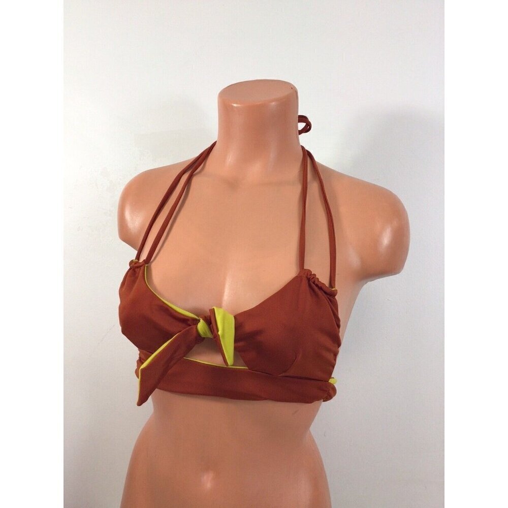 We Are Hah Bikini Top Swimsuit Womens XS